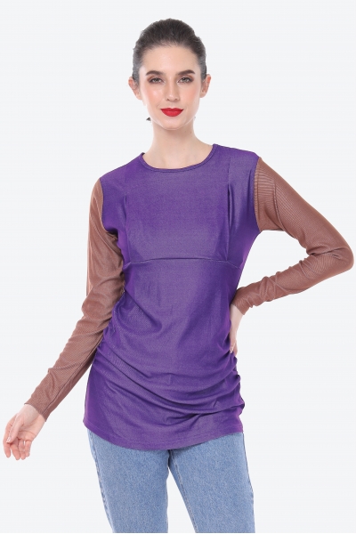 Alice Denim Shirt In Imperial Purple Alice Denim Shirt In Imperial Purple